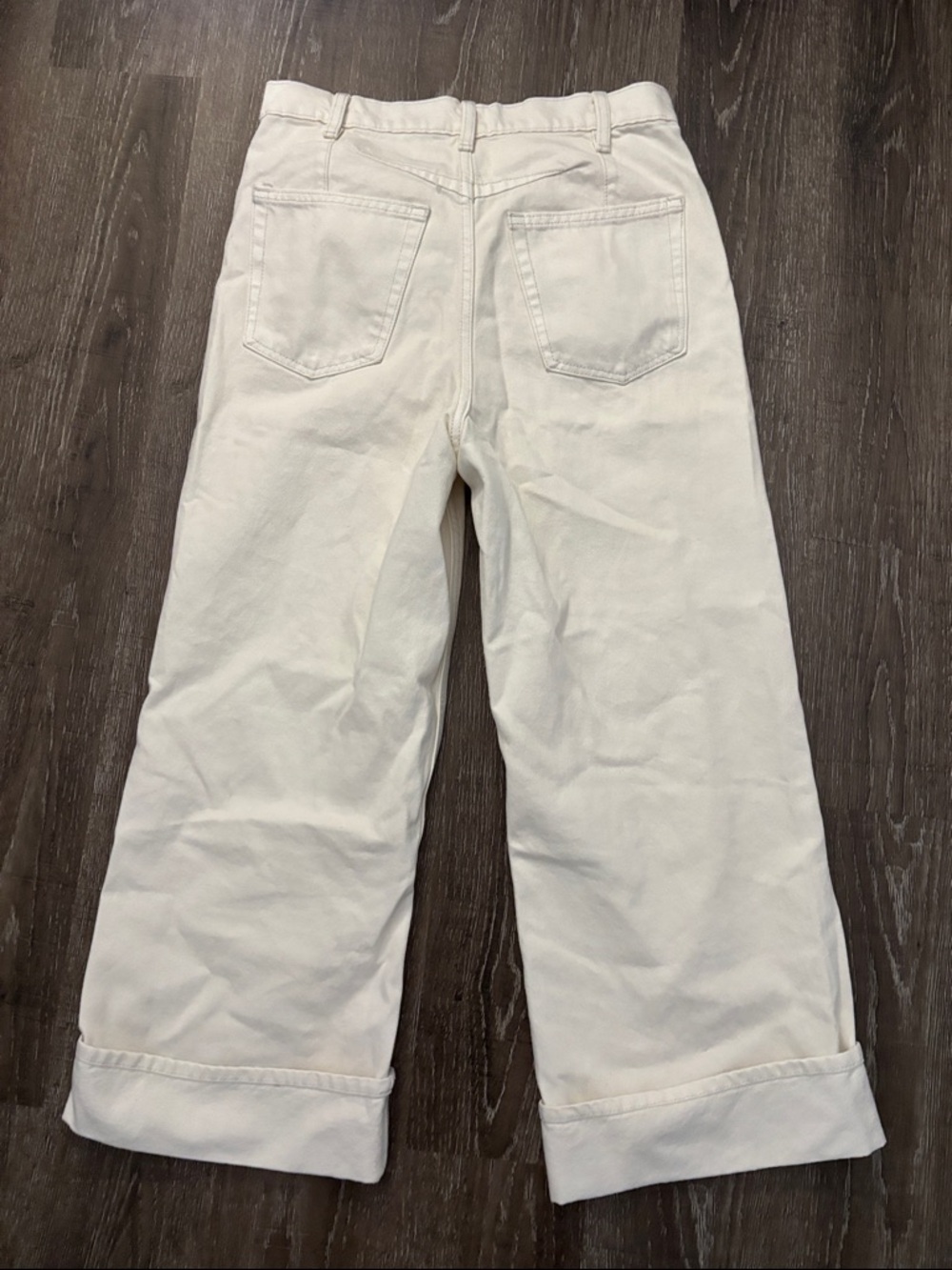 Universal Thread Cream High-Rise Wide Leg Jeans - Picture 3 of 3